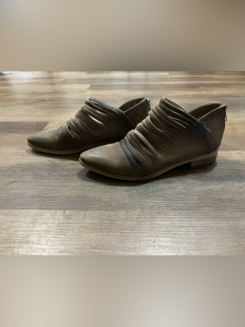 Free People Lost Valley Ankle Boots | Italian Leather | EU 39 | Boho Distressed